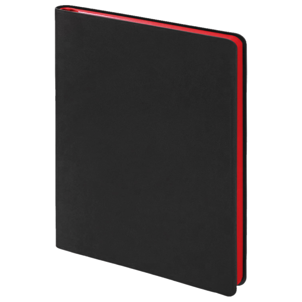 Еженедельник Flexy Latte Soft Touch Black Edition Color A4, черный с ...